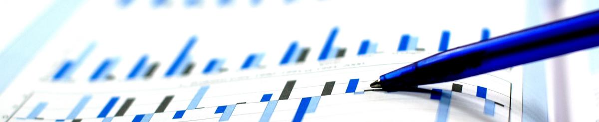 Photo showing financial and stock chart