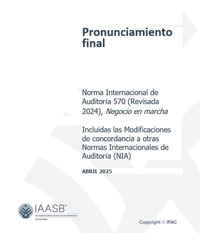 Cover Page - ISA 570 Going Concern