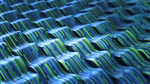 Flowing abstract graphic