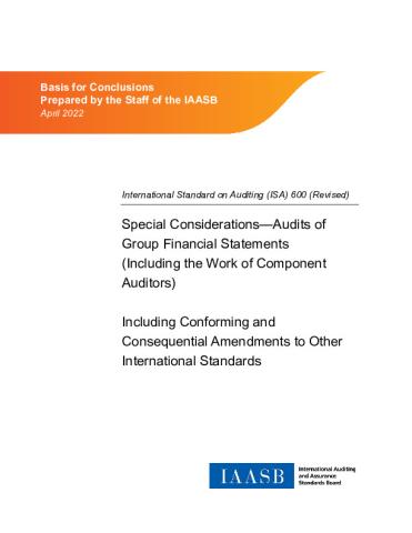 International Standard on Auditing 600 (Revised), Special