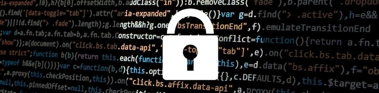 Padlock and digital background