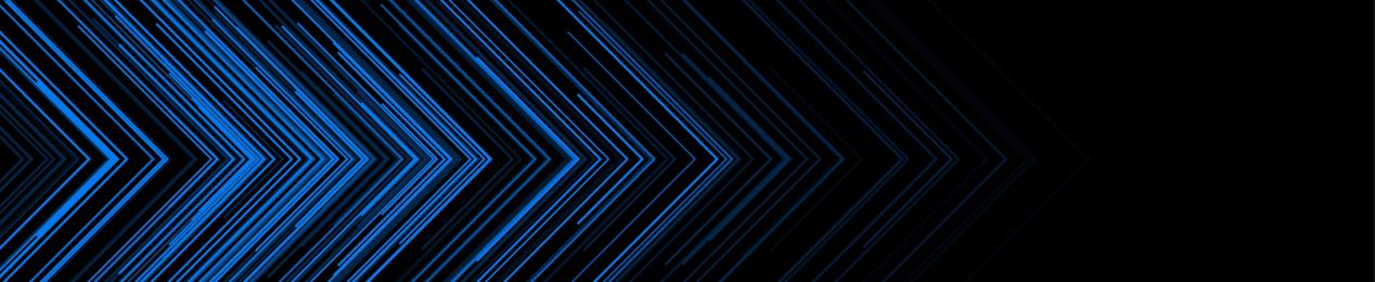 Digital image of blue arrows pointing right on a dark background